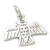 Thunderbird small sterling silver charm .925 x 1 Native American charms