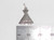 Wigwam sterling silver 2D small charm .925 Teepee Tepee Tipi charms detail