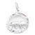 Leo the Lion sterling silver charm .925 x 1 Small Zodiac charms