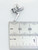 Fairy Sprite sterling silver charm .925 Fairies and Sprites charms detail