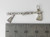 Tomahawk sterling silver charm .925 Native American Axes charms side view