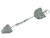 Arrow LARGE sterling silver charm pendant .925 Arrows charms pendants additional view