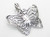Butterfly sterling silver pendant .925 butterflies pendants additional view