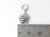 Rose sterling silver flower charm .925 x 1 Roses Flowers charms side view