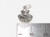Scallop Shell sterling silver charm .925 x 1 Scallops Shells charms P1 detail