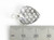 Woven style heart sterling silver charm pendant .925 Hearts Love detail
