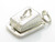 Cheese dish opening sterling silver charm .925 x 1 Cheese charms image 8