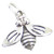 Bee sterling silver charm 2D .925 x 1 Bees Insect Insects charms