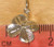 Lucky 4 Leaf Clover sterling silver charm .925 x 1 Luck leaves charms