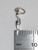Number 3 TINY sterling silver charm .925 x 1 Numbers Three size example