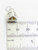 Starboard Red Light sterling silver charm .925 Sailing charms. side view