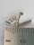 Number 7 TINY sterling silver charm .925 Numbers Seven side view