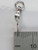 Whale Tail TINY sterling silver charm .925 Whales Tails charms side view