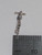 Gecko lizard TINY sterling silver charm TINY .925 charms side view