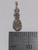 Pineapple tiny sterling silver charm .925 x 1 Pineapples charms detail
