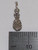 Pineapple tiny sterling silver charm .925 Pineapples charms detail