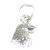 Eagles Head sterling silver TINY charm .925 x 1 Eagle heads charms