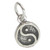 Yin Yang Tiny sterling silver charm .925 Ying Peace Calm charms