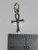 Ankh Ank Cross Tiny sterling silver charm .925 Ankhs charms detail
