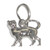 Cat Tiny sterling silver charm .925 x 1 Pussy Cats Pets charms