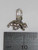 Bear Tiny sterling silver charm Tiny .925 Bears charms side view