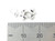 Petroglyph Turtle TINY sterling silver charm .925 Turtles charms detail