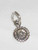 Flower TINY sterling silver charm .925 Flowers charms additional view