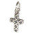Cross TINY sterling silver charm .925 TINY Holy Crosses charms