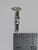 Cross TINY sterling silver charm .925 TINY Holy Crosses charms side view