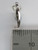 Elephant Head Tiny sterling silver charm .925 Elephants charms side view