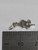 Rose tiny sterling silver charm .925 Roses flowers charms size example
