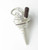 Ice Cream Cone Opening sterling silver charm .925 side view