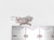 Horned Toad TINY sterling silver charm .925 Toads Frogs charms detail
