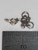 Bike Bicycle TINY sterling silver charm .925 Bikes charms side view