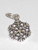Snowflake tiny sterling silver charm .925 Snow Flakes charms additional view