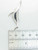Humpback Whale 2D sterling silver charm .925 Whales Wales charms detail