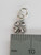 4 leaf clover Tiny sterling silver charm .925 x 1 TINY lucky charms detail
