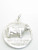 Jersey sterling silver charm .925 Country Island charms detail