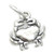 Tiny Crab sterling silver charm .925 Crabs Cancer Zodiac charm