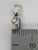 Frog - Toad Tiny sterling silver charm .925 Frogs and Toads charms side view