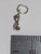 Rabbit head TINY sterling silver charm .925 Rabbits charms side view