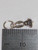 Rabbit head TINY sterling silver charm .925 Rabbits charms size example