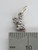 Puppy Dog Tiny sterling silver charm .925 Puppies dogs charms detail
