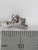 Puppy Dog Tiny sterling silver charm .925 Puppies dogs charms size example