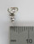 Elephant Tiny sterling silver charm .925 Tiny Elephants charms side view