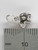 Elephant Tiny sterling silver charm .925 Tiny Elephants charms size example