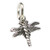 Dragonfly Tiny sterling silver charm .925 x 1 Dragon Fly Dragonflies