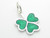 Shamrock Clover Lucky sterling silver charm .925 x 1 charms additional view