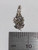 Flower TINY sterling silver charm .925 x 1 Flowers charms A1 detail
