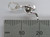 Kangaroo - Joey Tiny sterling silver charm .925 Roos and Kangaroos size example